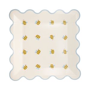 Bees Paper Plate (8ct)