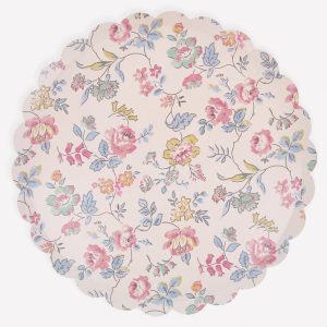 Pink Chintz Dinner Plates